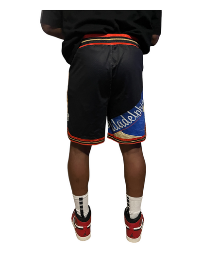 ALLEN IVERSON STEP OVER "QUESTIONS EMOJI SHORTS"