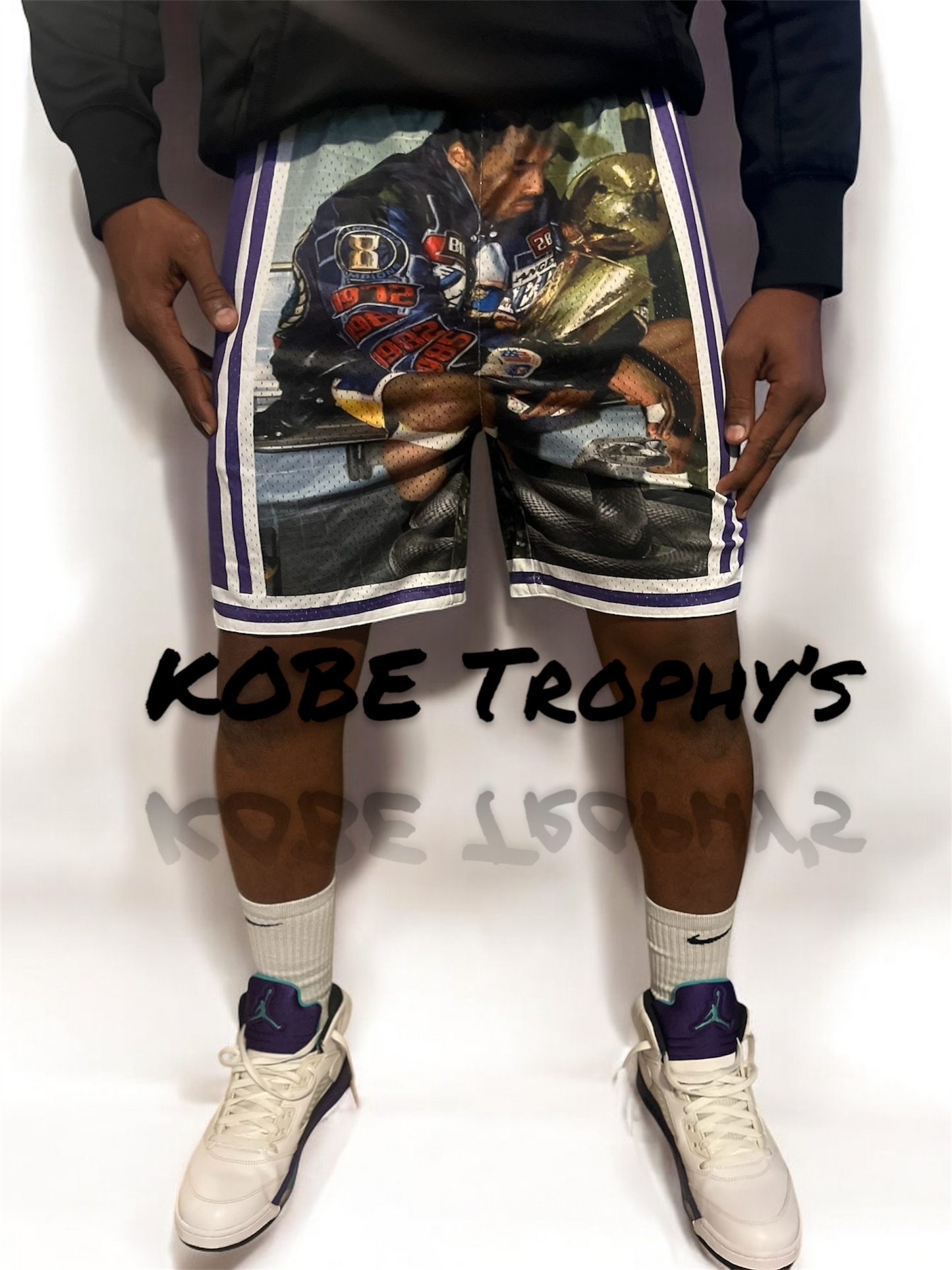 "BLACK MAMBA'S TROPHYS" Emojis Shorts